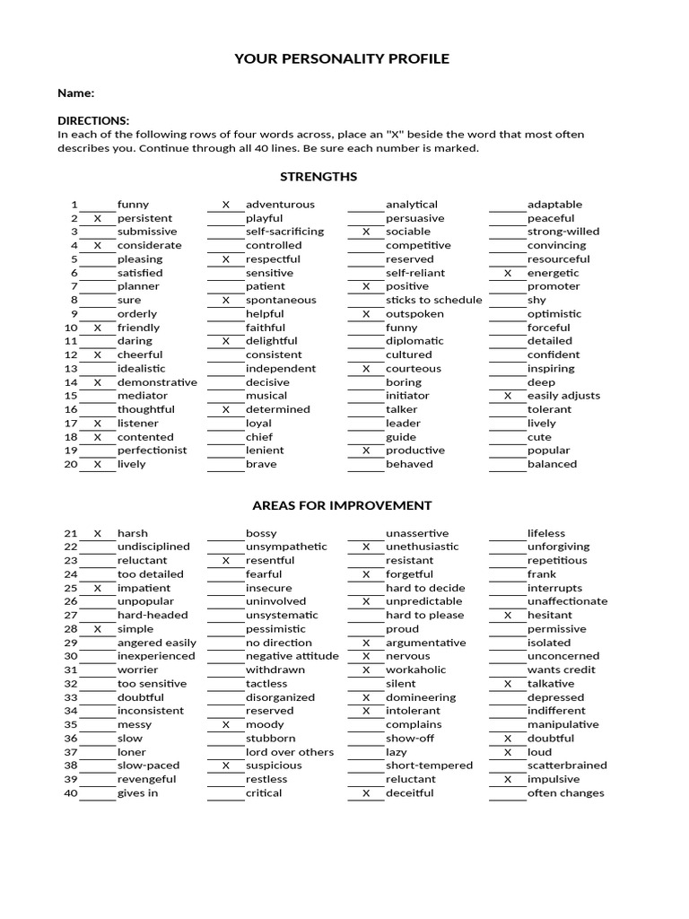 DISC Personality Test | PDF | Psychology | Psychological Concepts