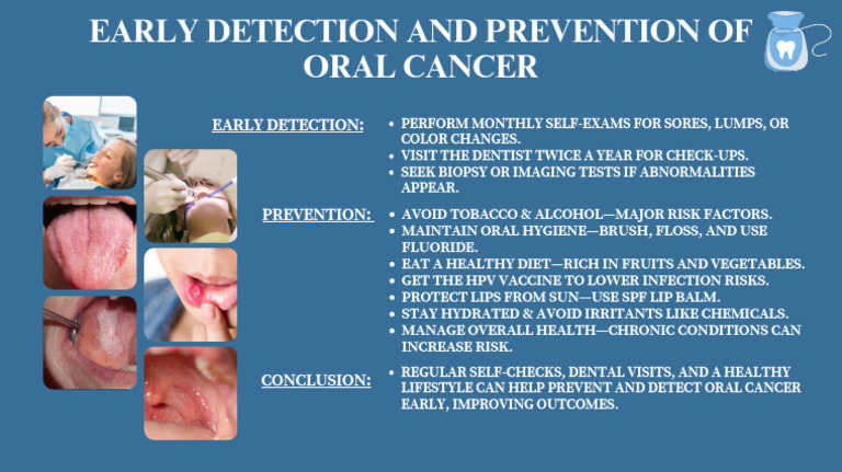 Oral Cancer Early Detection & Prevention | PDF