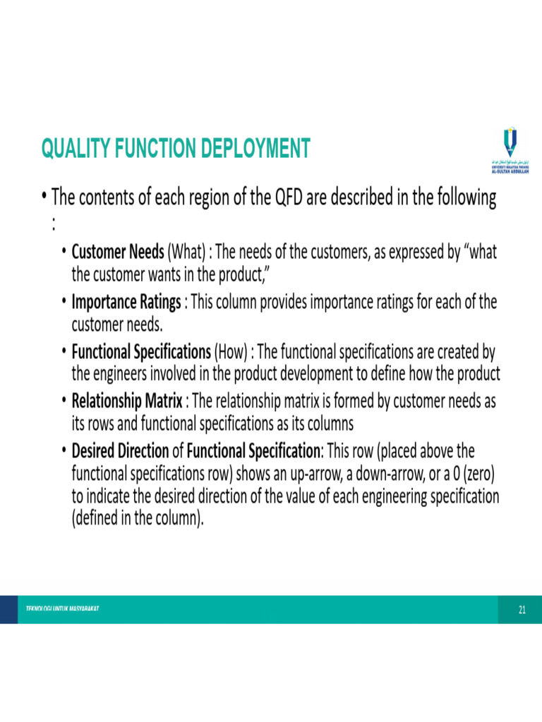 CH6 Product Development Tools-P5 | PDF | Matrix (Mathematics ...