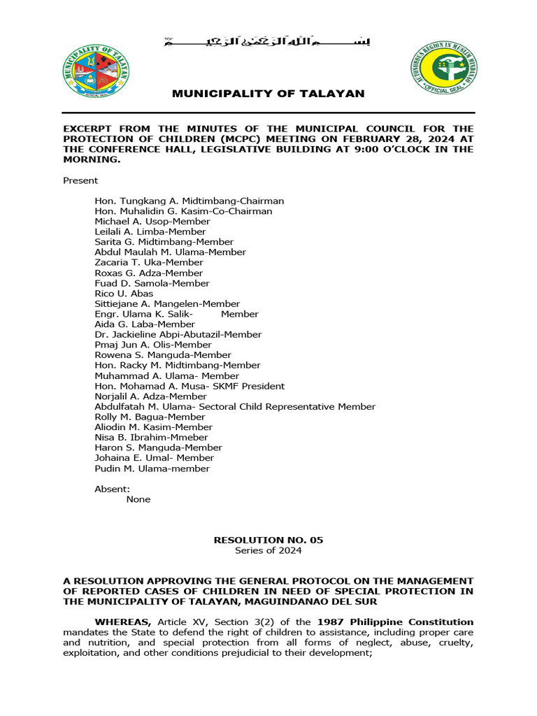 Protocol-Established Ref Network (Protection) | PDF | Child Protection ...