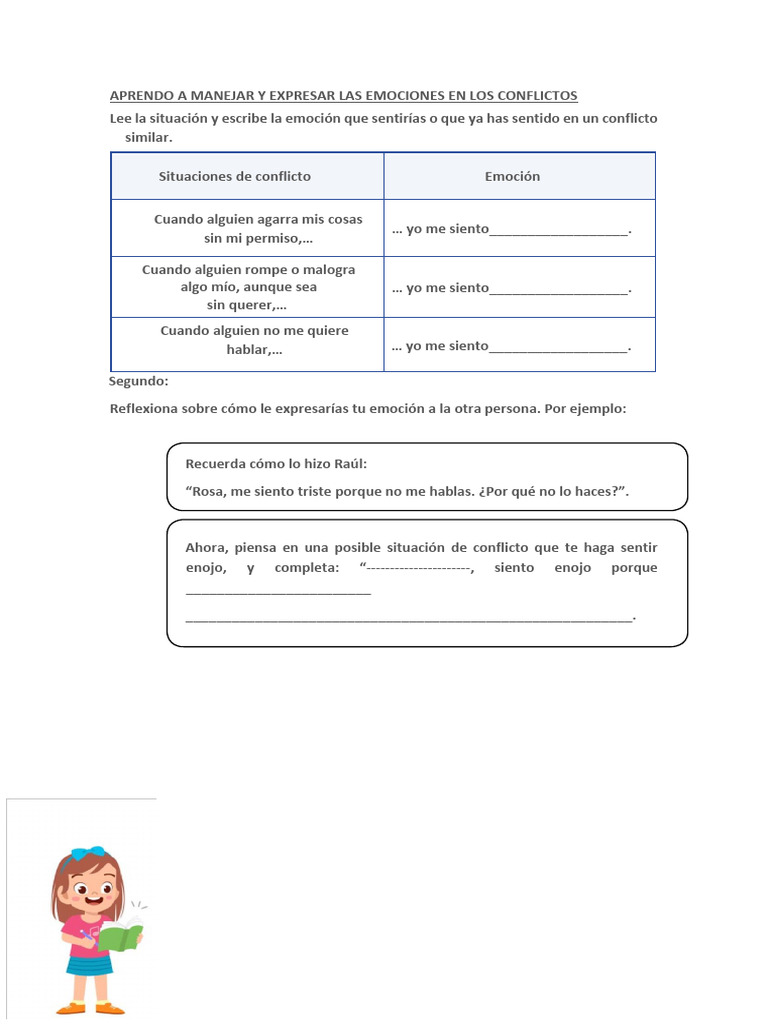 Manejo de Emociones en Conflictos | PDF