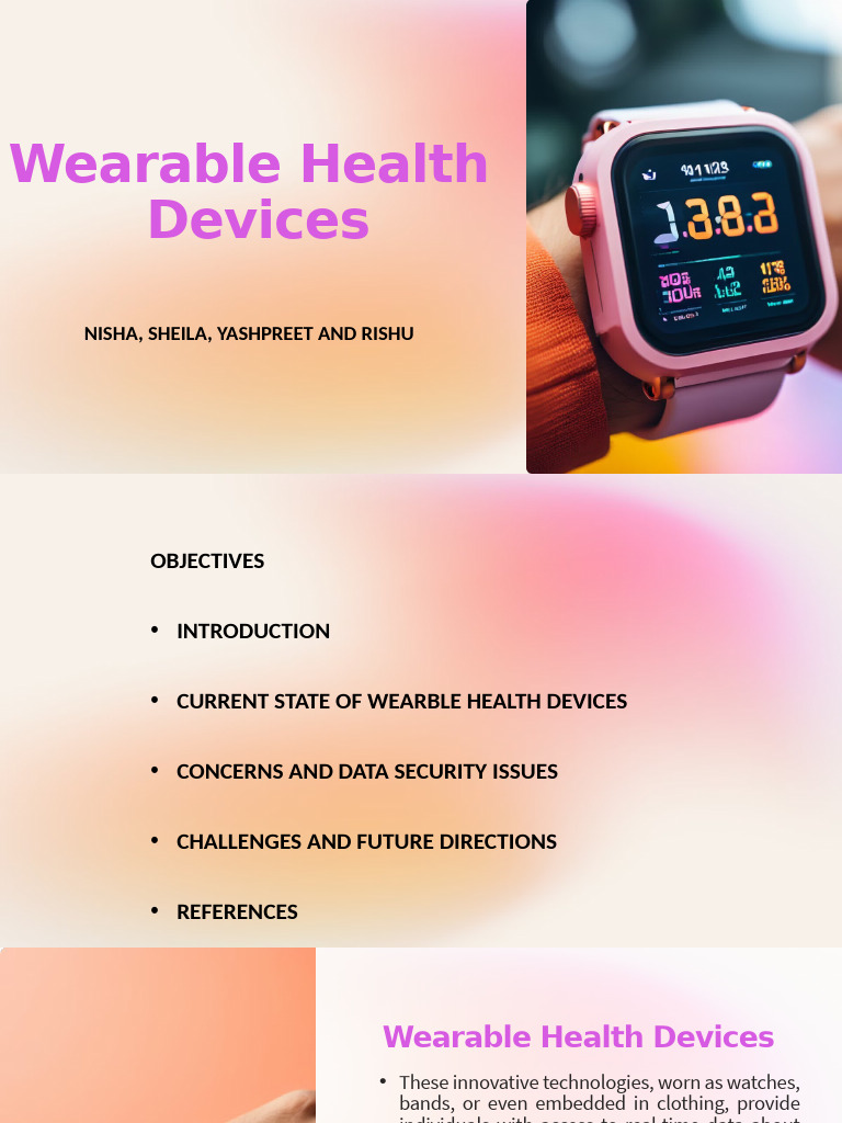 Informed Insights on Wearable Health Tech | PDF | Wearable Technology ...
