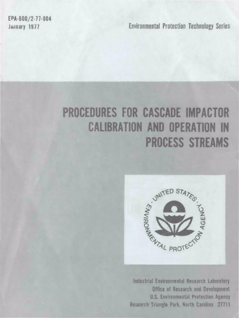 Manual Impactor Casacada | PDF