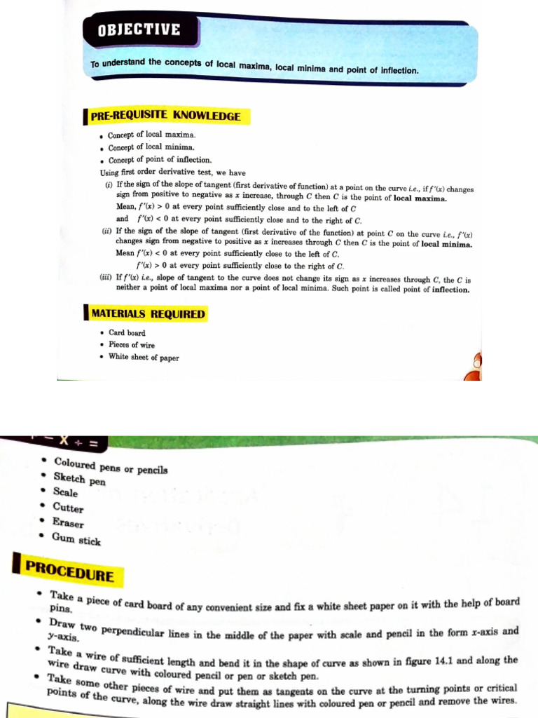 Class 12 Activity No 4 Maxima and Minima | PDF