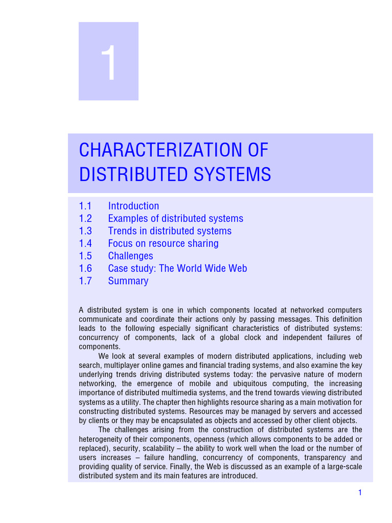 Overview of Distributed Systems | PDF | World Wide Web | Internet & Web