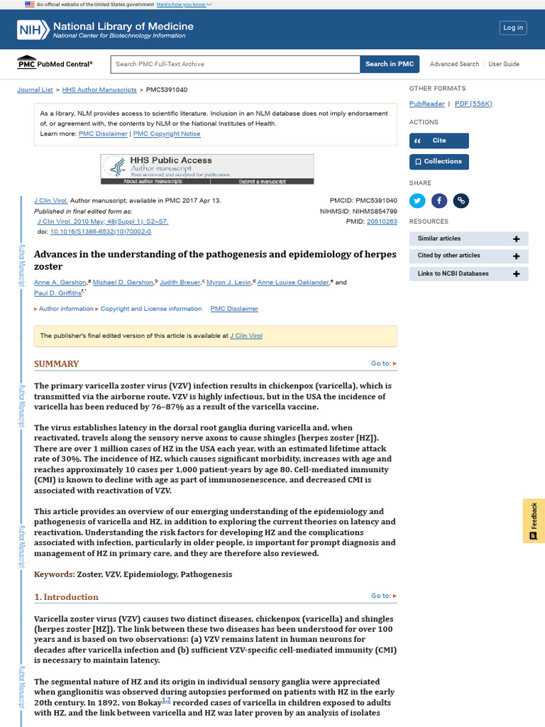 WWW Ncbi - Nlm.nih | PDF | Clinical Medicine | Public Health