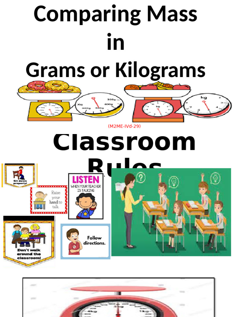 Comparing Weights: Grams vs. Kilograms | PDF | Kilogram | International ...