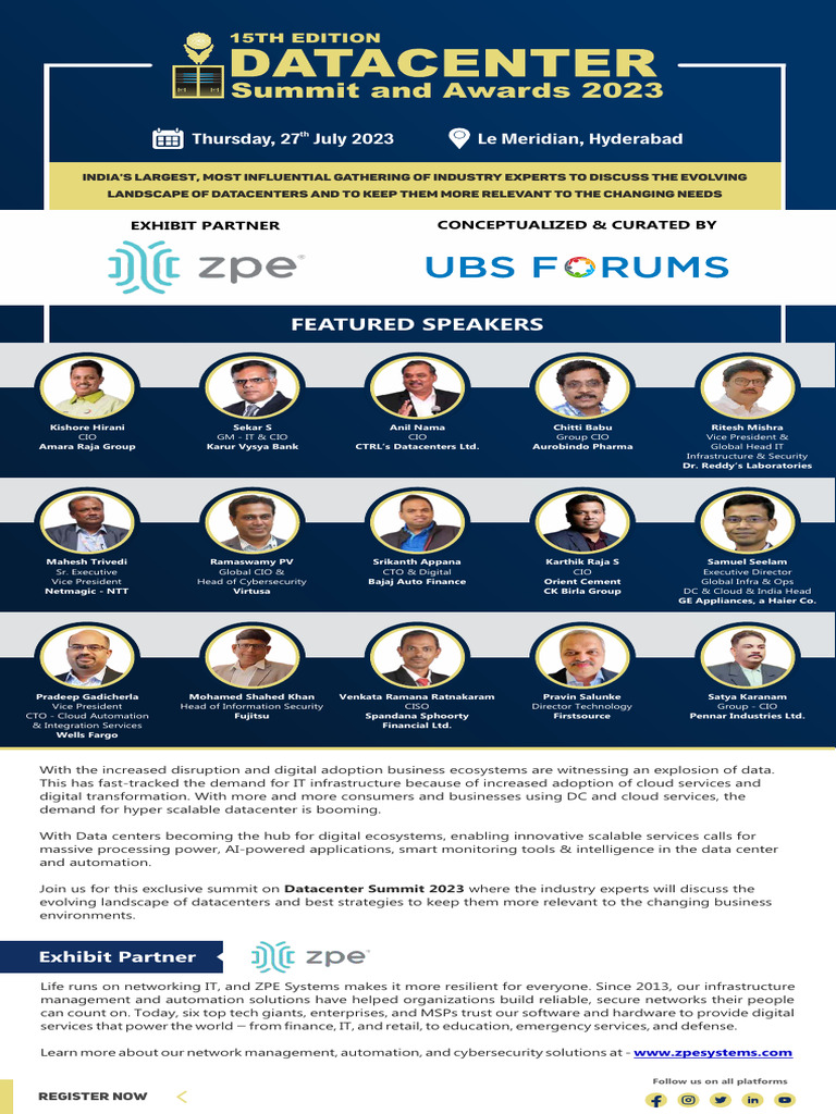 Datacenter Summit 2023: Future Strategies | PDF | Data Center | Cloud ...