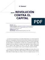 A. Gramsci - La Revolución contra el Capital