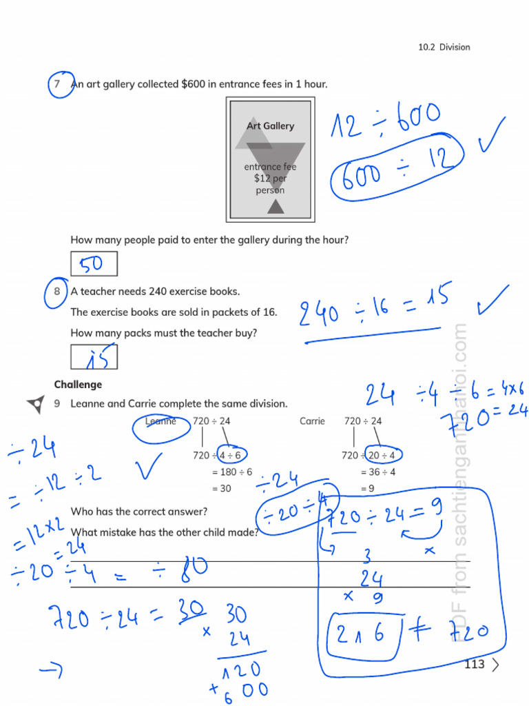 Math - Workbook - 6 115 | PDF