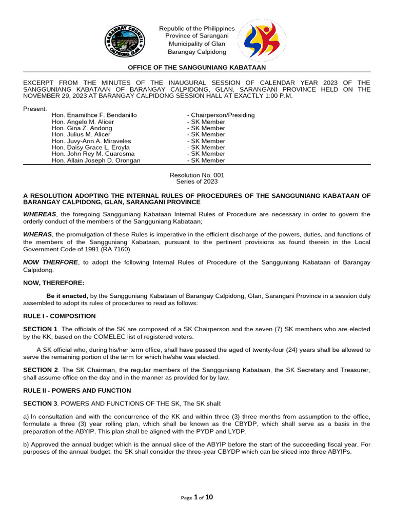 IRP RES | PDF | Committee | Government