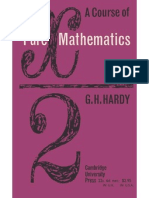 A Course in Pure Mathematics Hardy