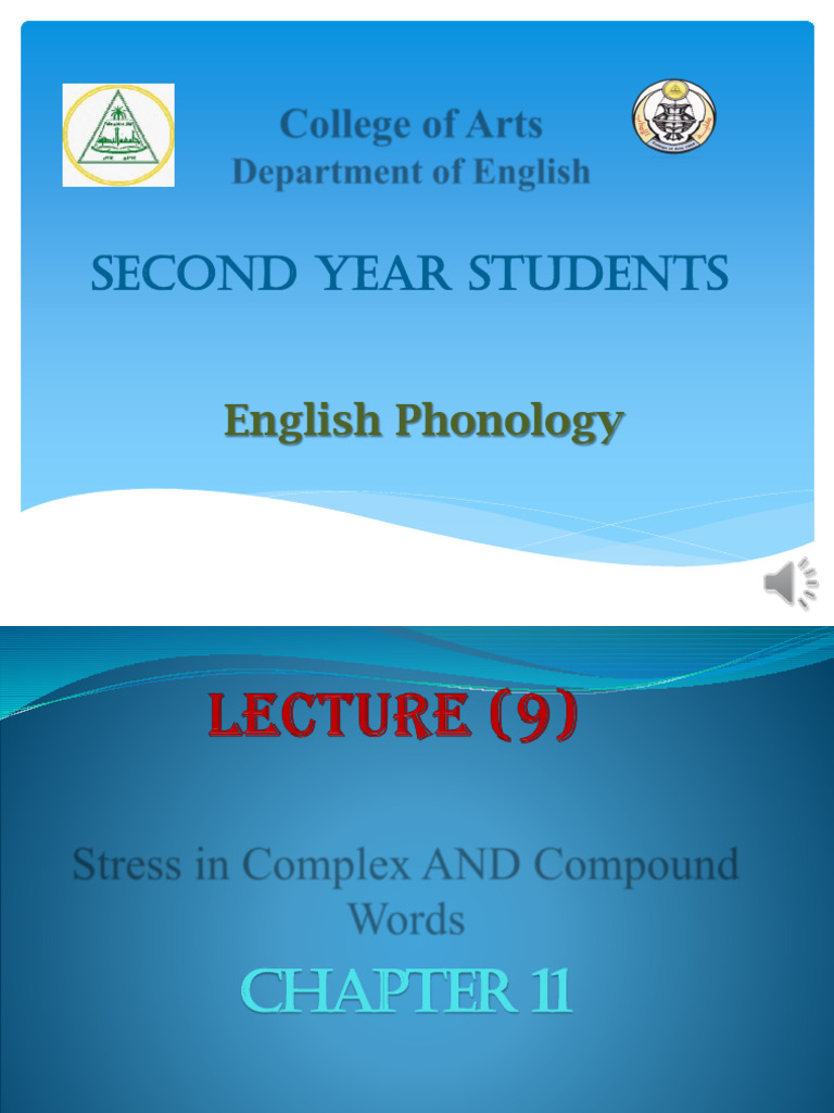 Stress Patterns in Complex Words | PDF | Word | English Language