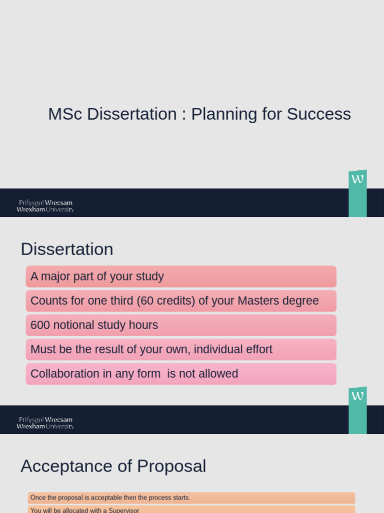 SEM 1 - Week 11 How To Plan Your Dissertation | PDF