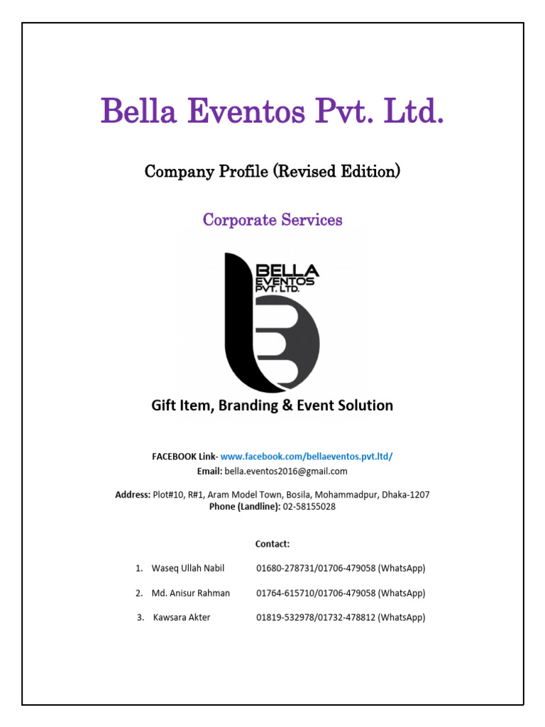Bella's Profile (Corporate P, 2023, New) | PDF | Salad | Fast Food