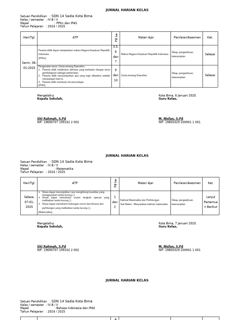 Jurnal Pembelajaran | PDF