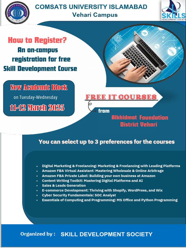 Free IT Courses - Skill Development Society-2 | PDF