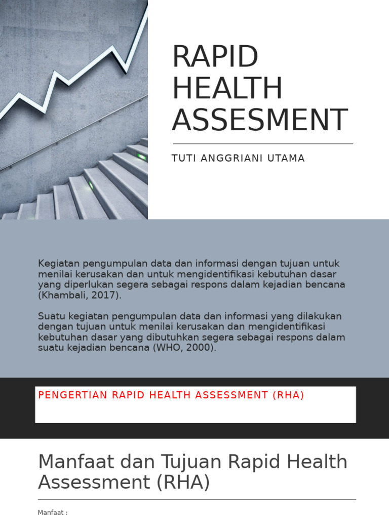 Rapid Health Assesment Promkes Kemenkeslu 1 | PDF