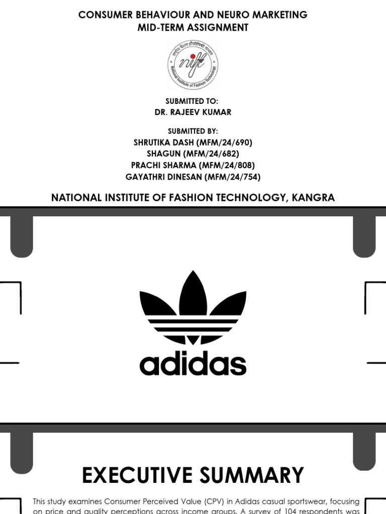 Adidas Consumer Value Analysis | PDF | P Value | Statistical Significance
