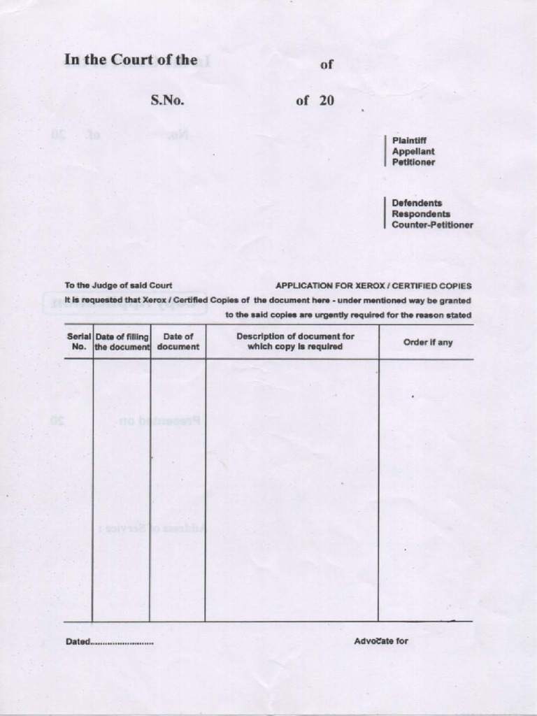 CA Application | PDF