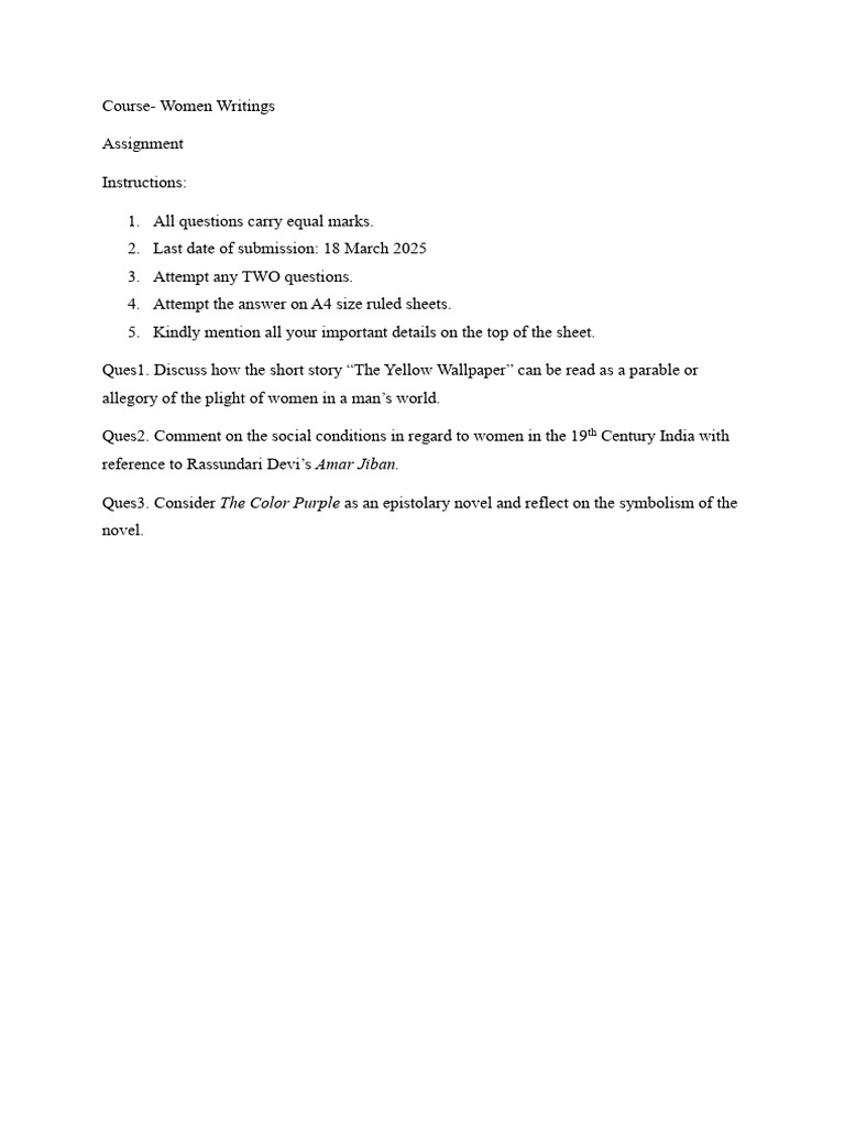 Women Writing | PDF