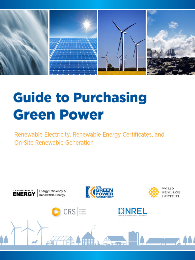 Guide To Purchasing Green Power | PDF