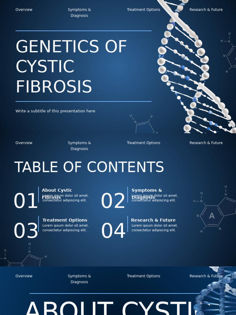 Cystic Fibrosis: Genetics and Treatment | PDF | Diseases And Disorders ...