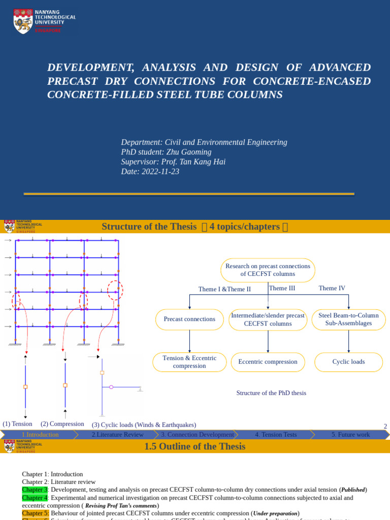 Advanced Precast Connections for CECFST | PDF | Mechanical Engineering ...