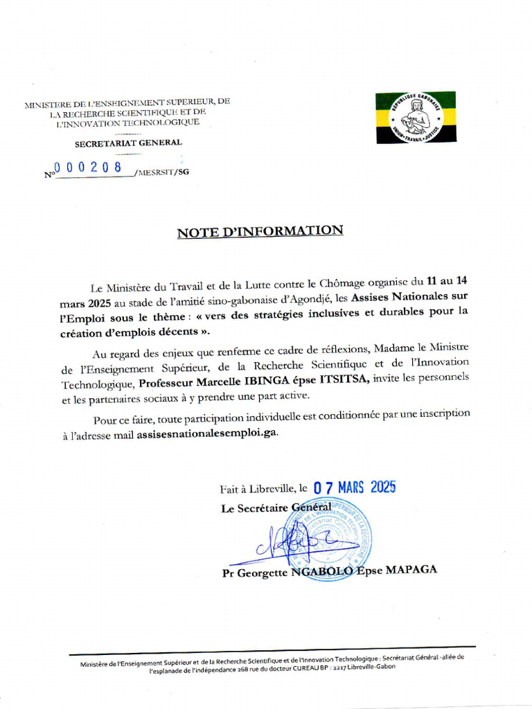 Note D'information | PDF