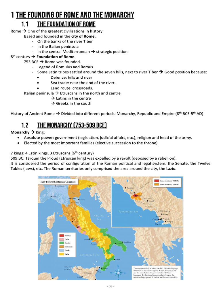 Rome Part 1 | PDF