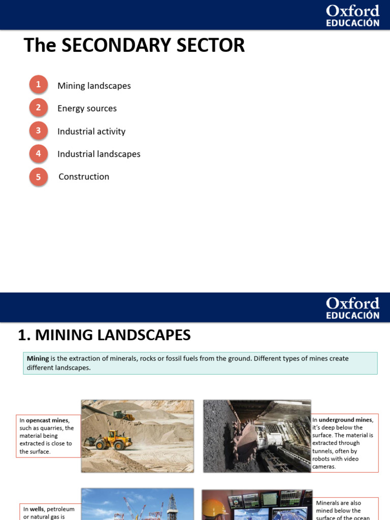 Overview of Secondary Industry Sectors | PDF | Renewable Energy ...