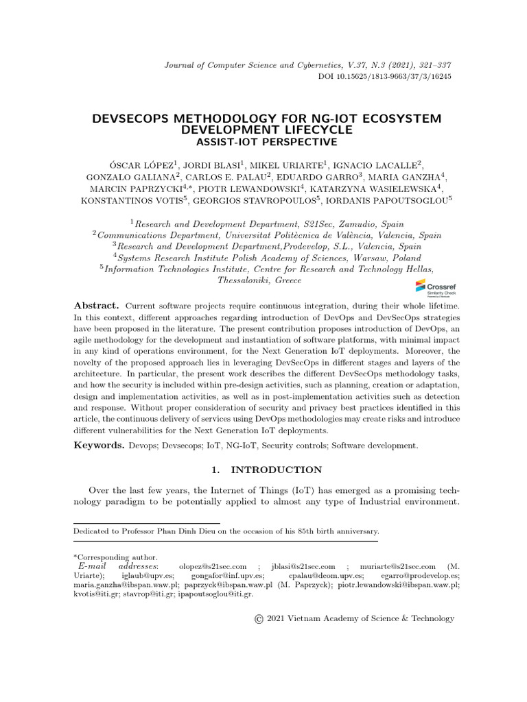 16245_DevSecOps | PDF | Software Development Process | Internet Of Things