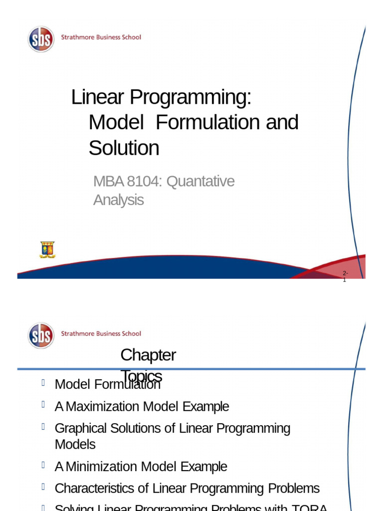 Linear Programming formulations | PDF | Linear Programming ... image.