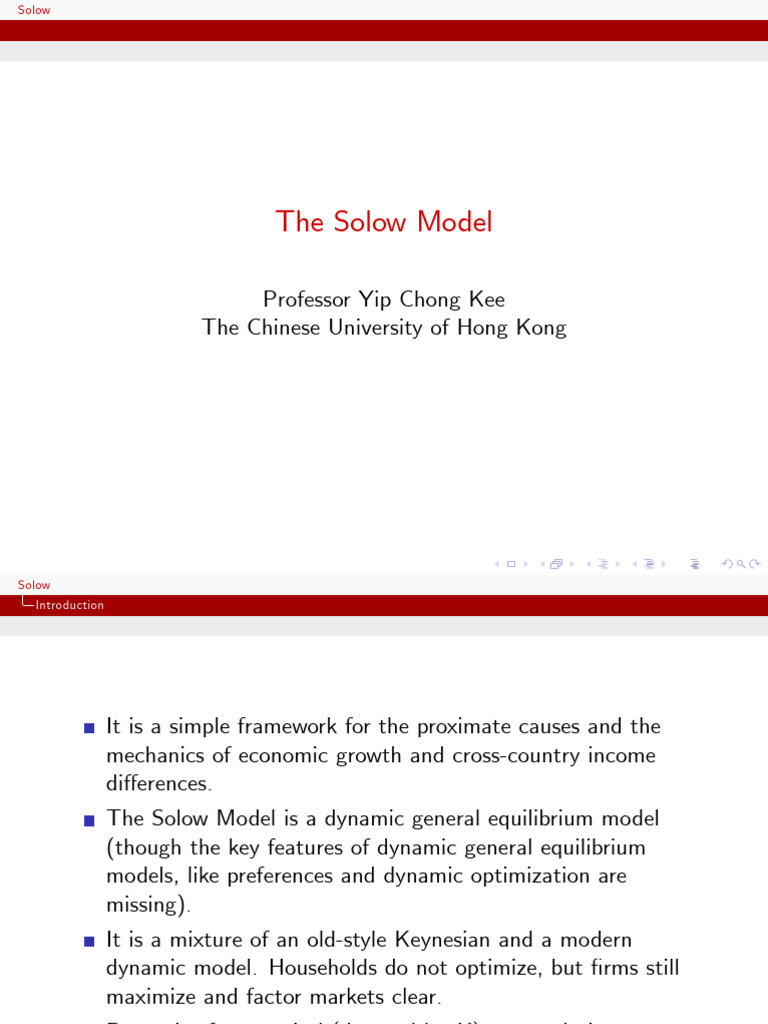 Understanding the Solow Growth Model | PDF | Production Function ...