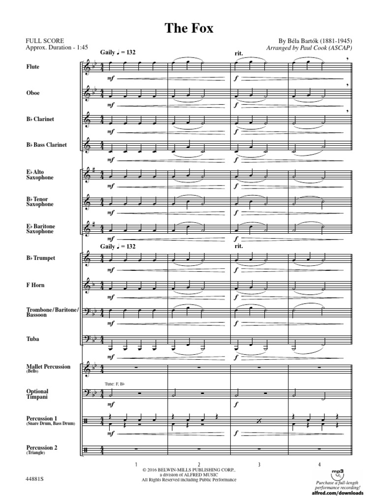 The Fox | PDF | Technologie musicale | Saxophone