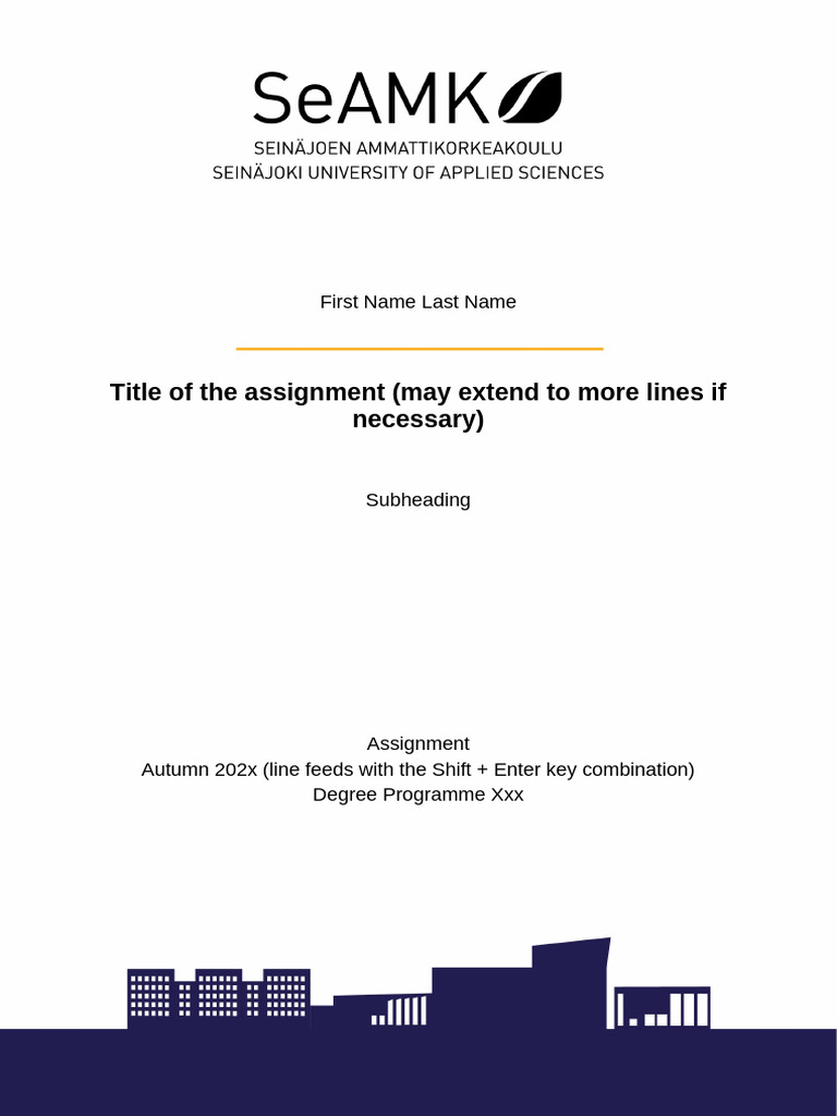 Assignment_template | PDF | Page Layout | Software