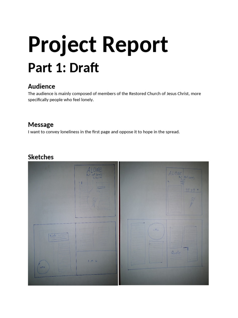 Project Report - Spread Layout - Julien Connault | PDF | Typography ...