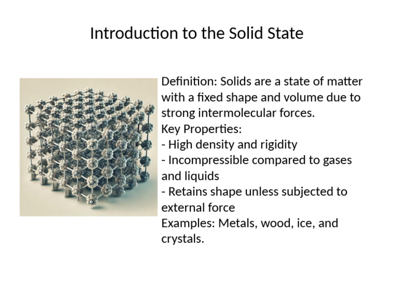 Solid State Slide 1 | PDF