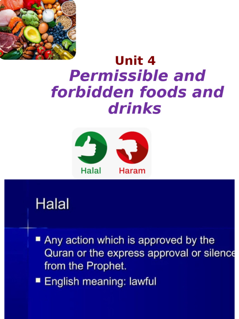 Permissible and Forbidden Foods Guide | PDF