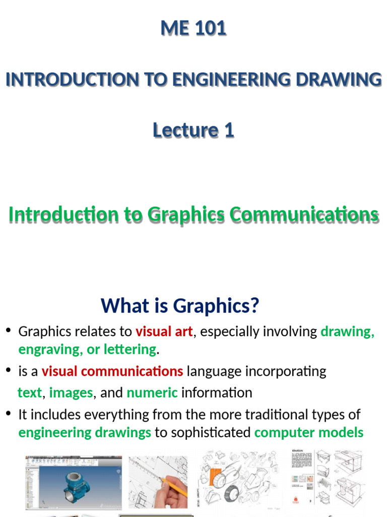 Lecture 1 Introduction To Graphic Communication-2-25 | PDF | Drawing ...