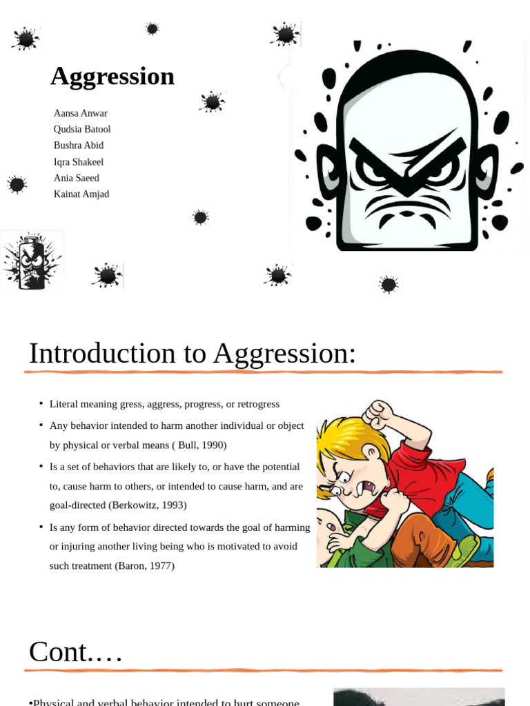 Aggression Final 1 Pdf Aggression Anger