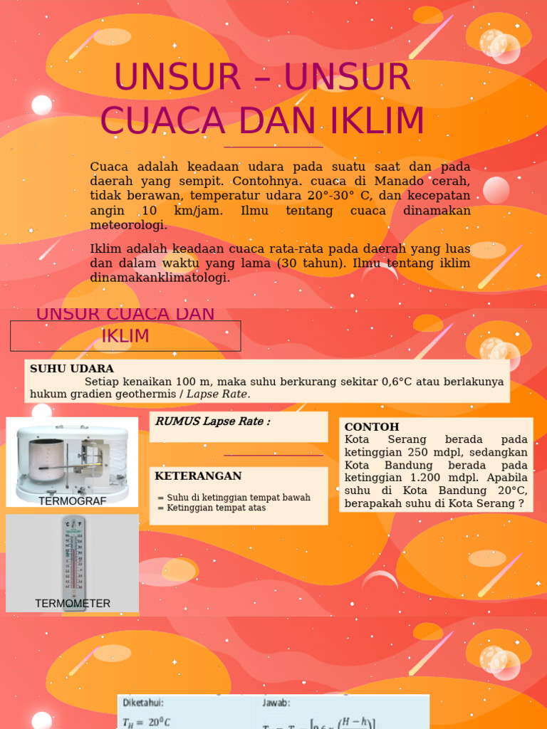 Iklim, Cuaca, Dan Jenis Awan | PDF