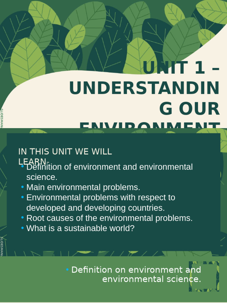 Understanding Environmental Science | PDF | Natural Environment | Science