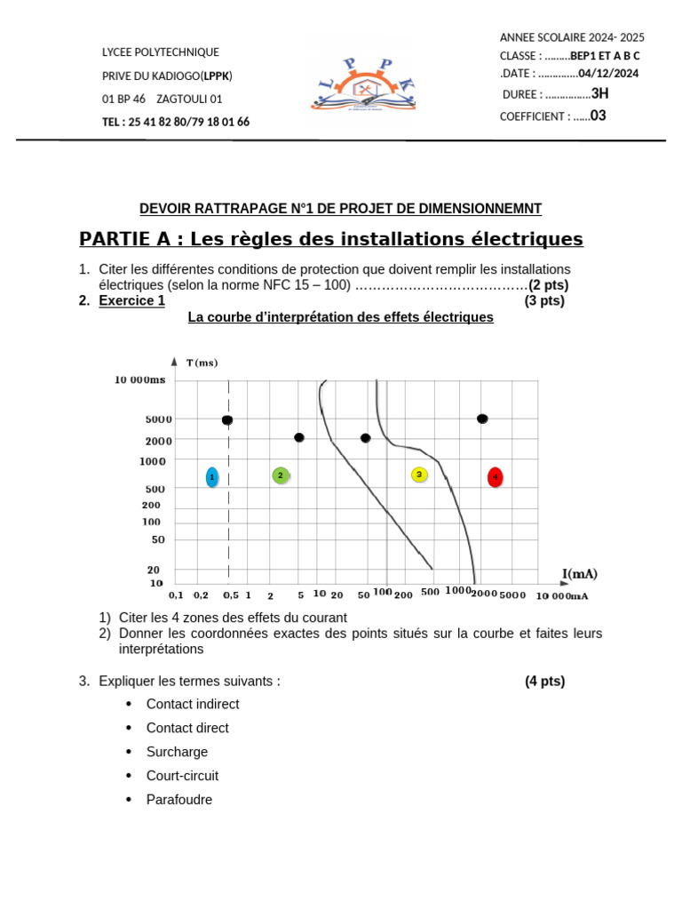 Devoir de rattrapage LPPK 2024-2025 | PDF