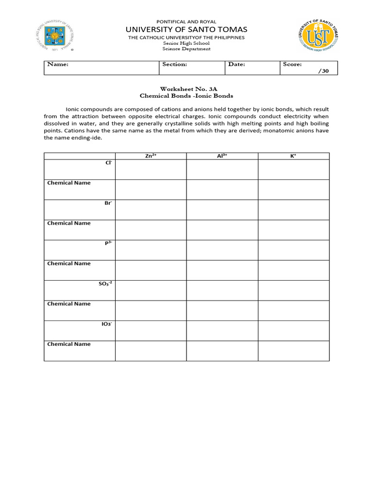 W3-Chemical Reactions 2 | PDF | Chemical Bond | Chemistry