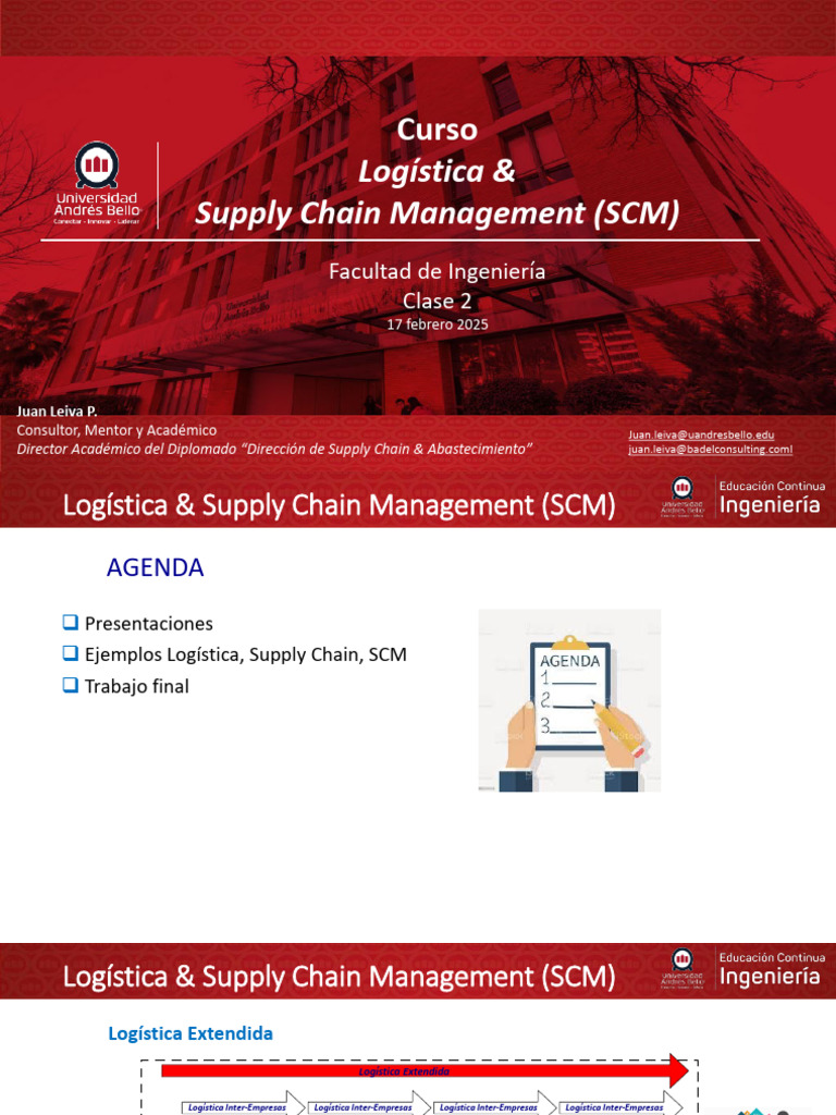 Curso Logística y Supply Chain Management | PDF | Cadena de suministro ...