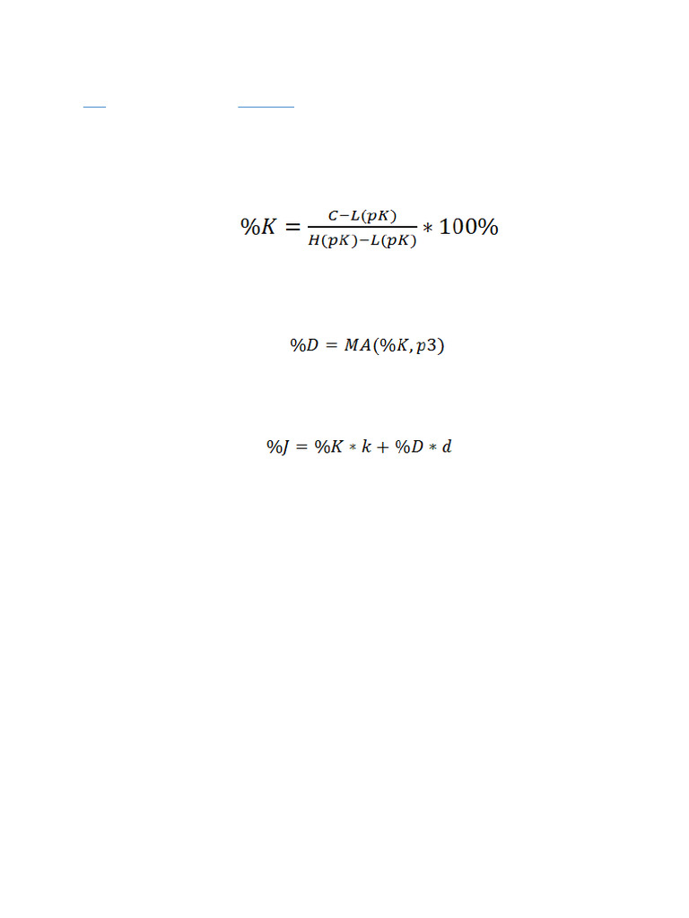 KDJ Stochastic | PDF