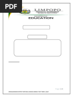 Grade 9 Natural Science Term 2 Test 2025 | PDF | Acid | Rust