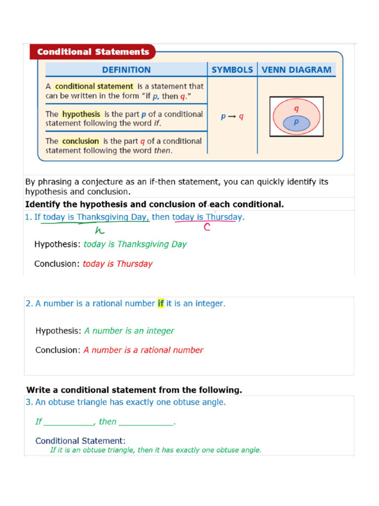 2.2 Conditional Statements | PDF