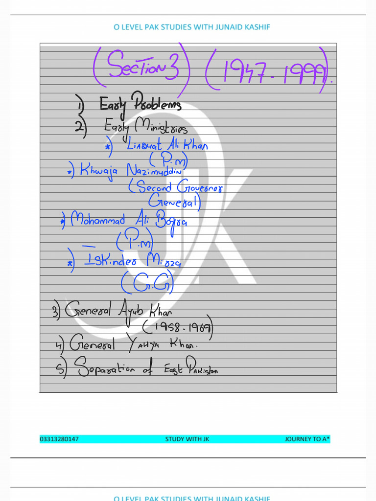 Section 3 Notes by JK | PDF